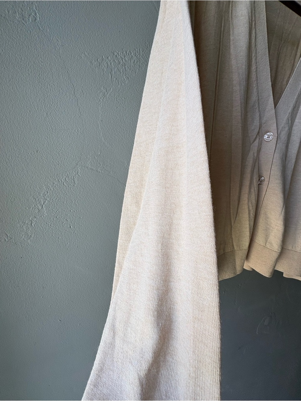 Quince Cream Cardigan ~ Size XL - Picture 2 of 12